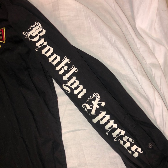 VINTAGE Brooklyn Xpress LS Button Up Shirt XXL - Picture 4 of 6